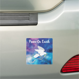 Peace On Earth Car Magnet