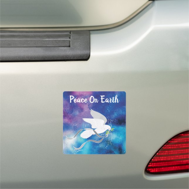 Peace On Earth Car Magnet (In Situ)