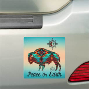 Peace On Earth Car Magnet