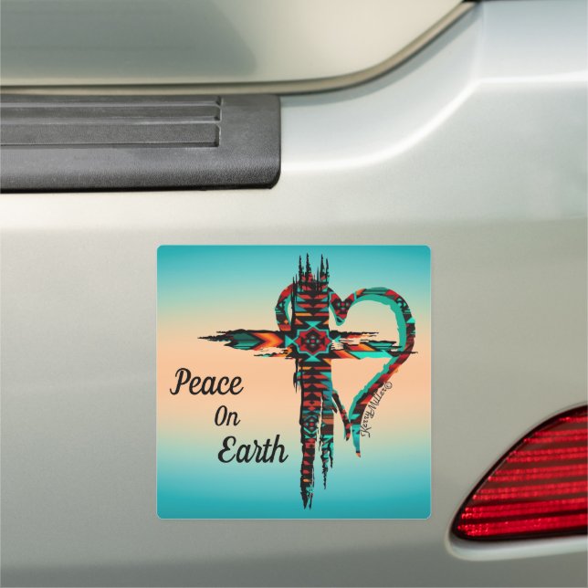 Peace On Earth Car Magnet (In Situ)