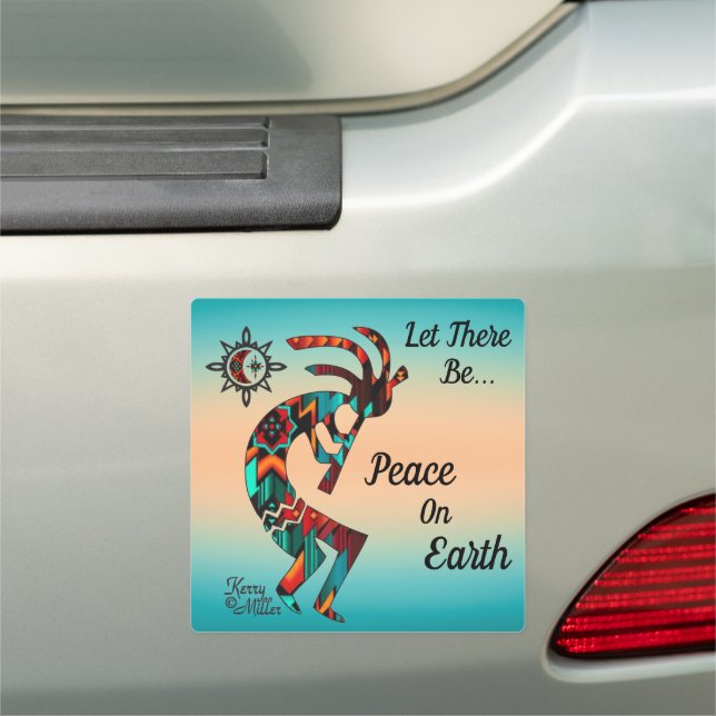 Peace On Earth Car Magnet (In Situ)