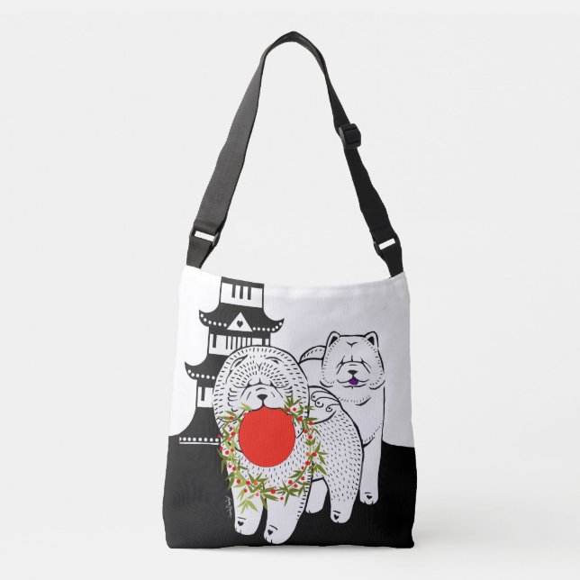 PEACE ON EARTH  - Chow tote and crossbody bag (Front)