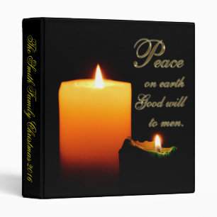 Peace on Earth Christmas 1" Binder