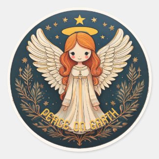 Peace on Earth Christmas Angel ID1082