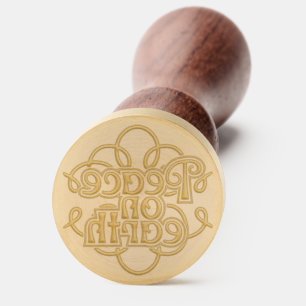 Peace On Earth Christmas Blessing Wax Seal Stamp
