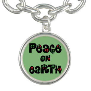 Peace On Earth Christmas Bracelet
