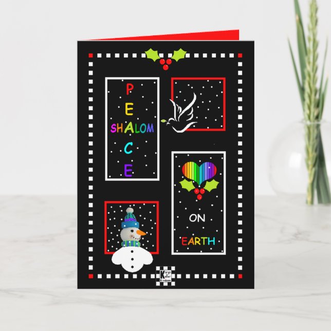 Peace On Earth Christmas Card (Front)