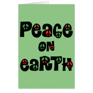 Peace On Earth Christmas Card