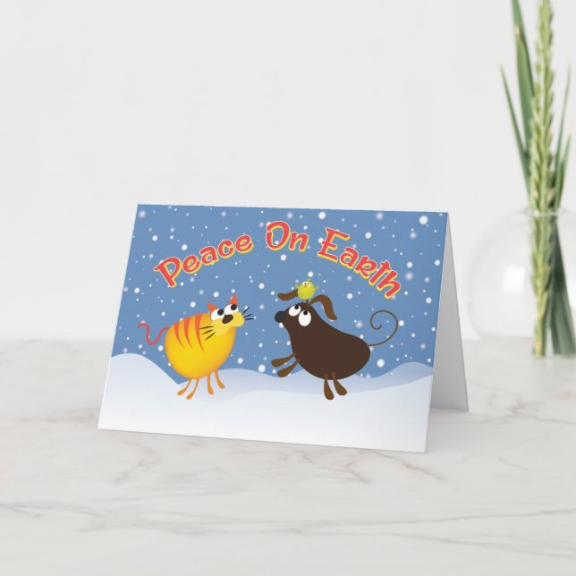 Peace on Earth Christmas Card (Front)