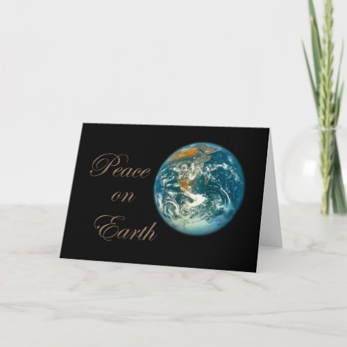 Peace on Earth Christmas Card