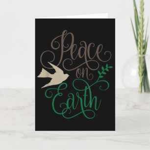 Peace On Earth Christmas Card