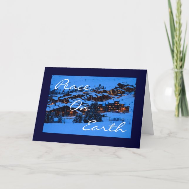Peace On Earth Christmas Card (Front)