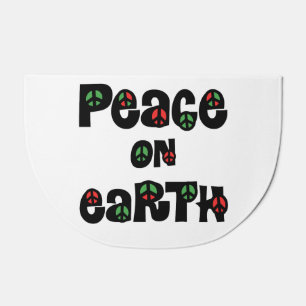Peace On Earth Christmas Doormat