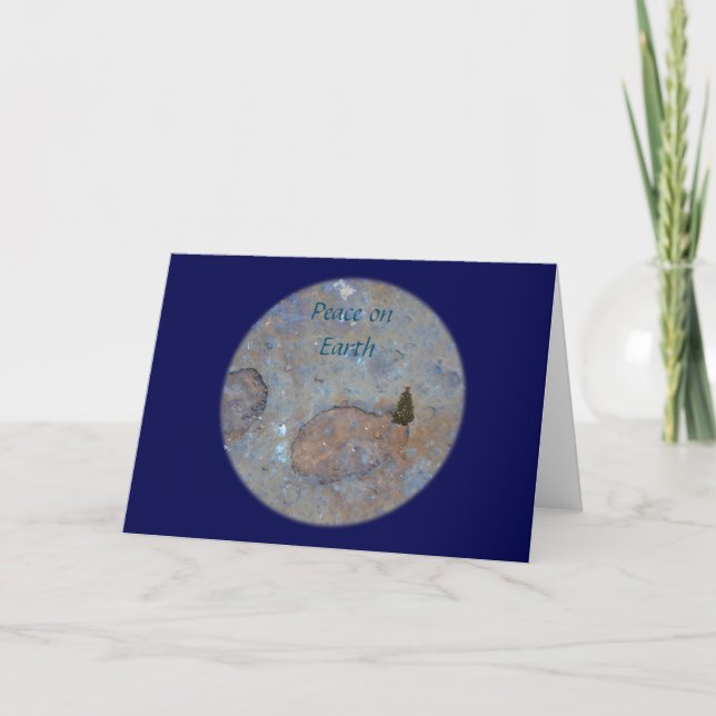 Peace on Earth Christmas Holiday Card (Front)