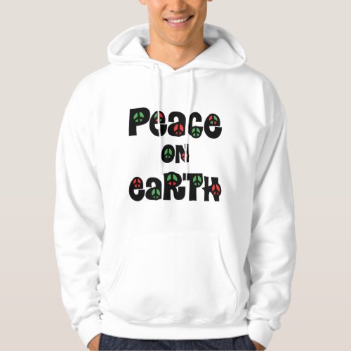 Peace On Earth Christmas Hoodie