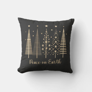 Peace on Earth Christmas Minimalist Throw Pillow