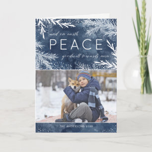 Peace On Earth - Christmas Photo Greeting Card