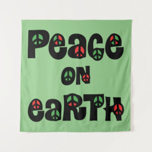 Peace On Earth Christmas Tapestry