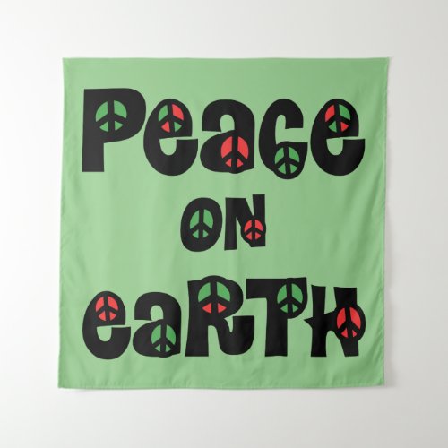 Peace On Earth Christmas Tapestry