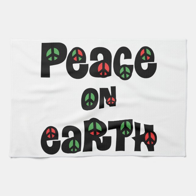 Peace On Earth Christmas Towel (Horizontal)
