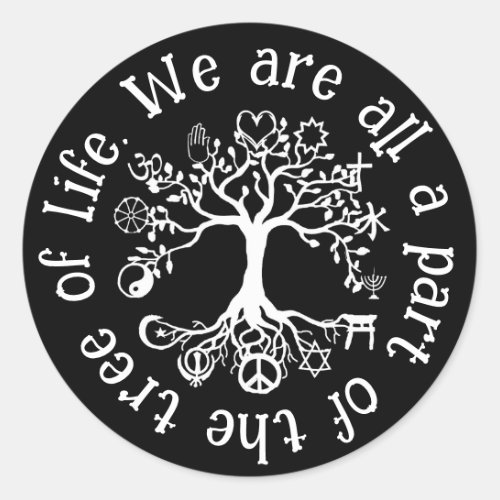 Peace on Earth Classic Round Sticker