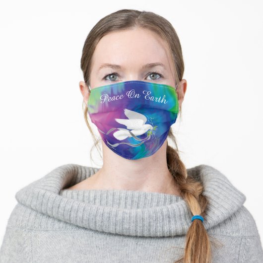 Peace On Earth Cloth Face Mask (Worn)