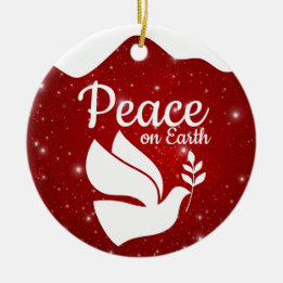 Peace On Earth Divine Passage ⛪️ 🎄 Ceramic Ornament