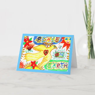 Peace on Earth Dove Greeting Card