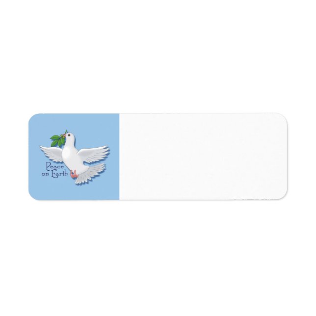 Peace on Earth Dove Label (Front)