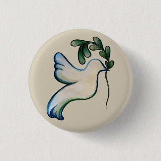 Peace on Earth Dove of Hope                        Button