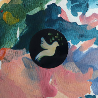 Peace on Earth Dove of Hope                        Classic Round Sticker