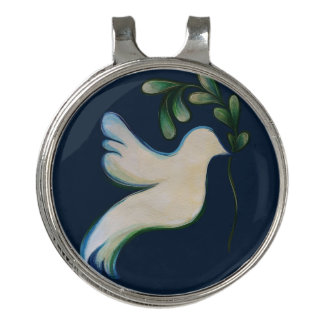 Peace on Earth Dove of Hope                        Golf Hat Clip