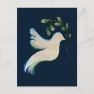 Peace on Earth Dove of Hope                        Holiday Postcard