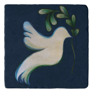 Peace on Earth Dove of Hope Trivet