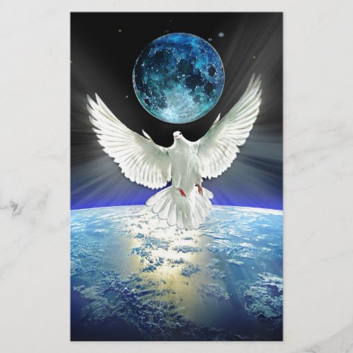 Peace on Earth Dove of Peace Stationery