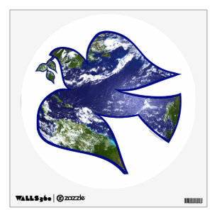 Peace on Earth Dove Wall Sticker