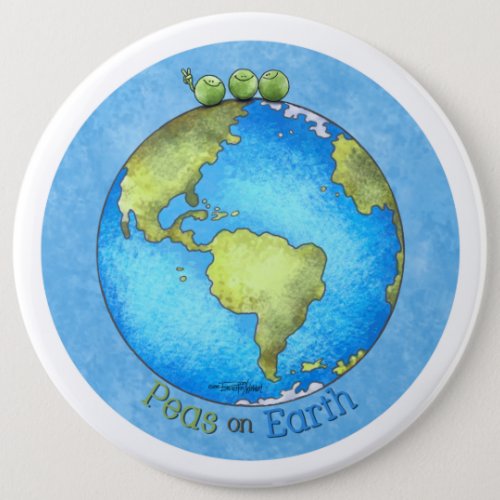 Peace on Earth _ Earth day Button