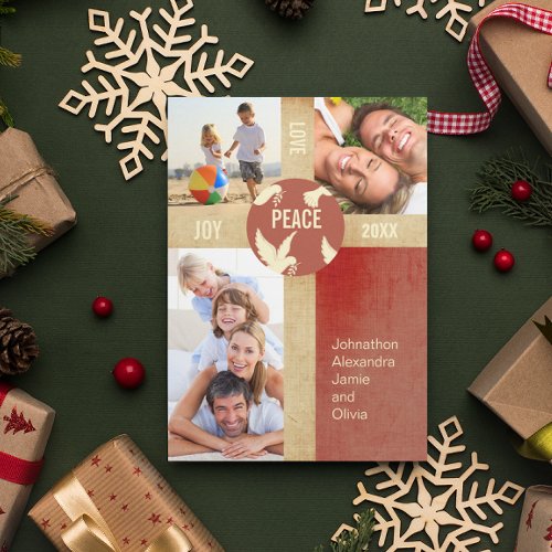 Peace on Earth Family Photo Card