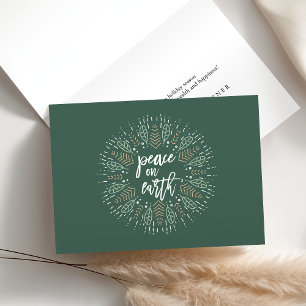 Peace on Earth Folded Holiday Card