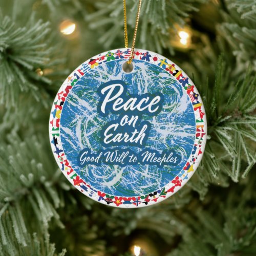 Peace on Earth Gamers Ornament