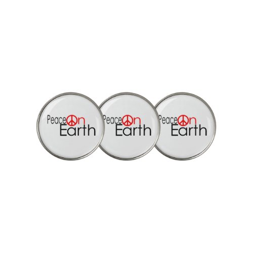 Peace on Earth Golf Ball Marker