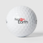 Peace On Earth Golf Balls at Zazzle