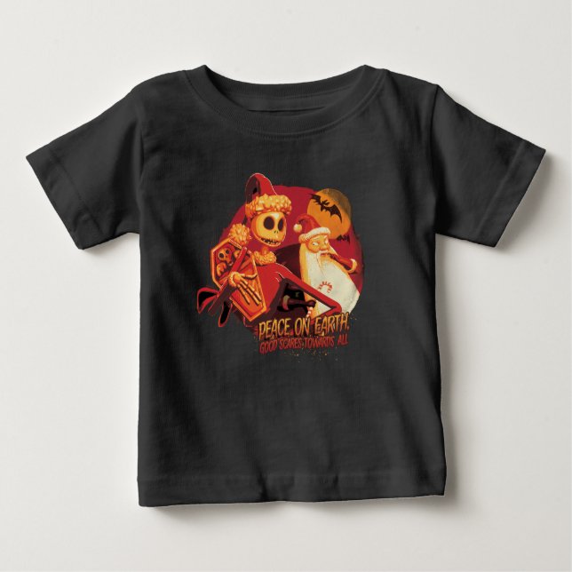 Peace On Earth Good Scares Towards All Baby T-Shirt (Front)