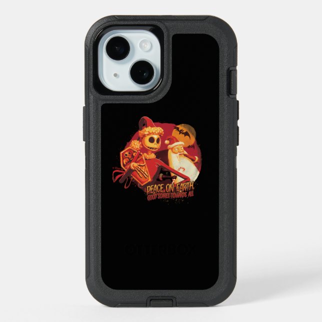 Peace On Earth Good Scares Towards All iPhone 15 Case (Back)
