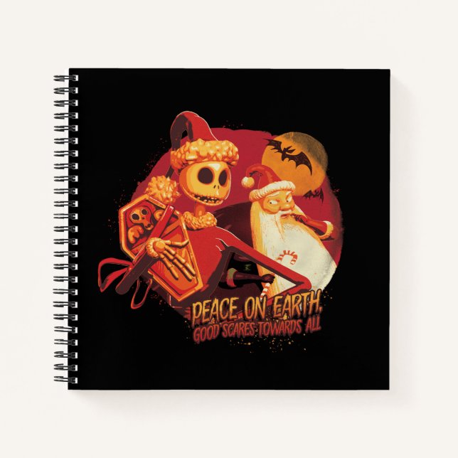 Peace On Earth Good Scares Towards All Notebook (Front)