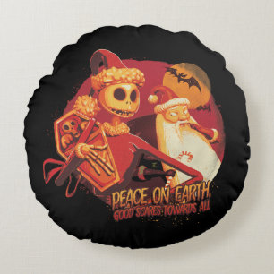 Peace On Earth Good Scares Towards All Round Pillow