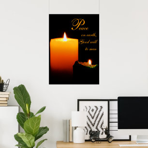 Peace, on Earth, Good will to men Poster