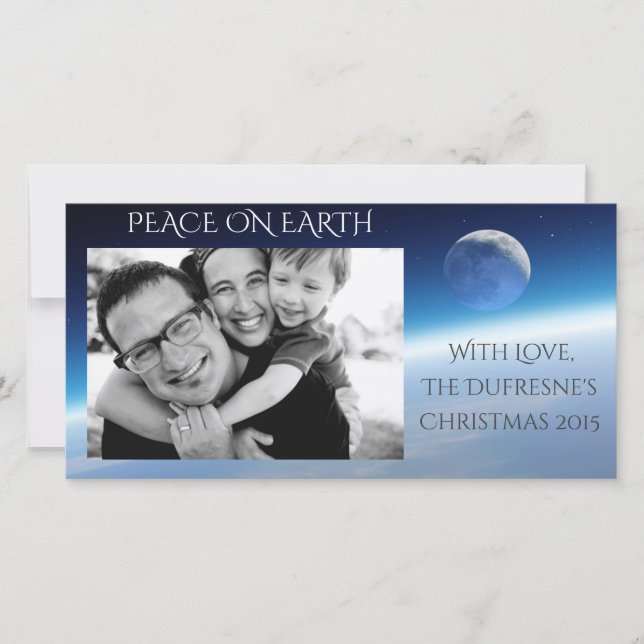 Peace On Earth Holiday Card (Front)