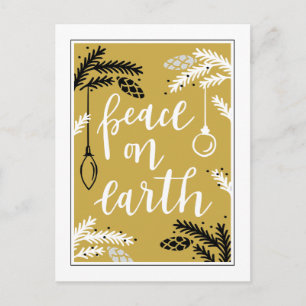 Peace on Earth Holiday Postcard