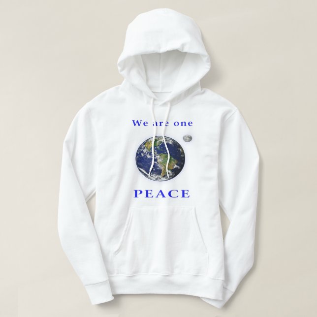 Peace on earth hoodie (Design Front)